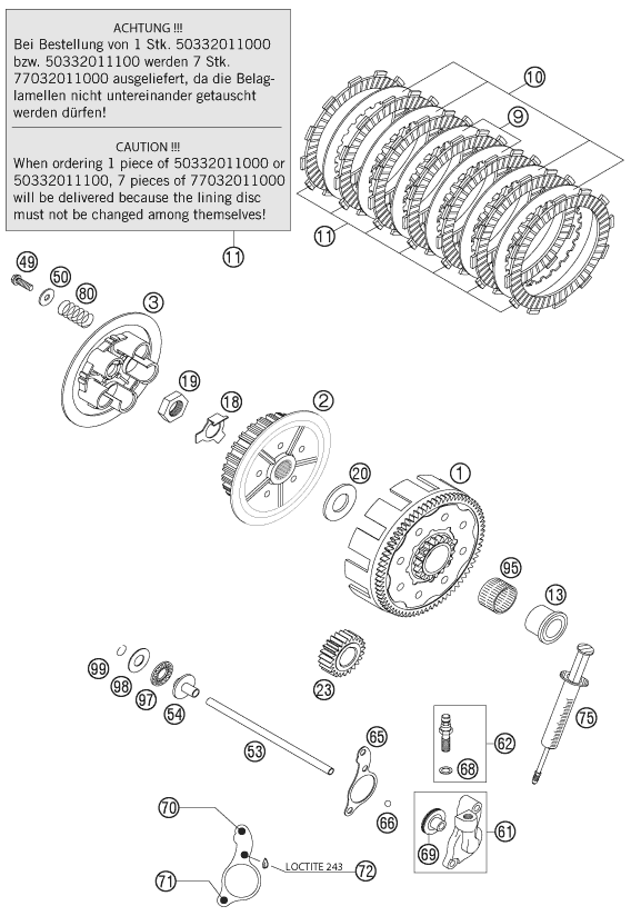 Explosionsgrafik KUPPLUNG
