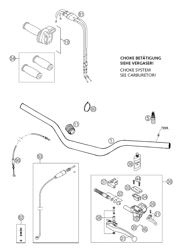 Explosionsgrafik LENKER, ARMATUREN