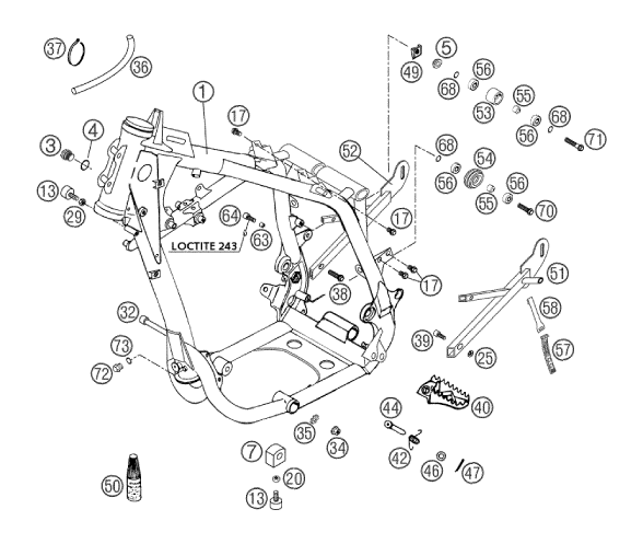 Explosionsgrafik RAHMEN