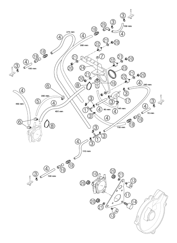 Explosionsgrafik KRAFTSTOFFPUMPE