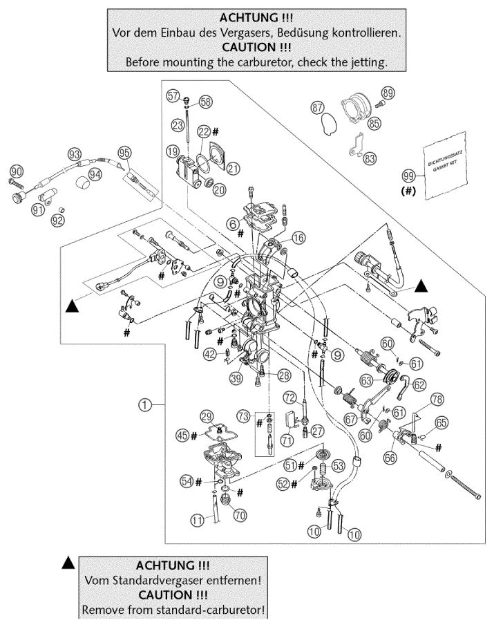 Explosionsgrafik VERGASER