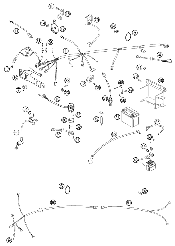 Explosionsgrafik KABELSTRANG