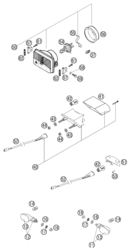 Explosionsgrafik LICHTANLAGE