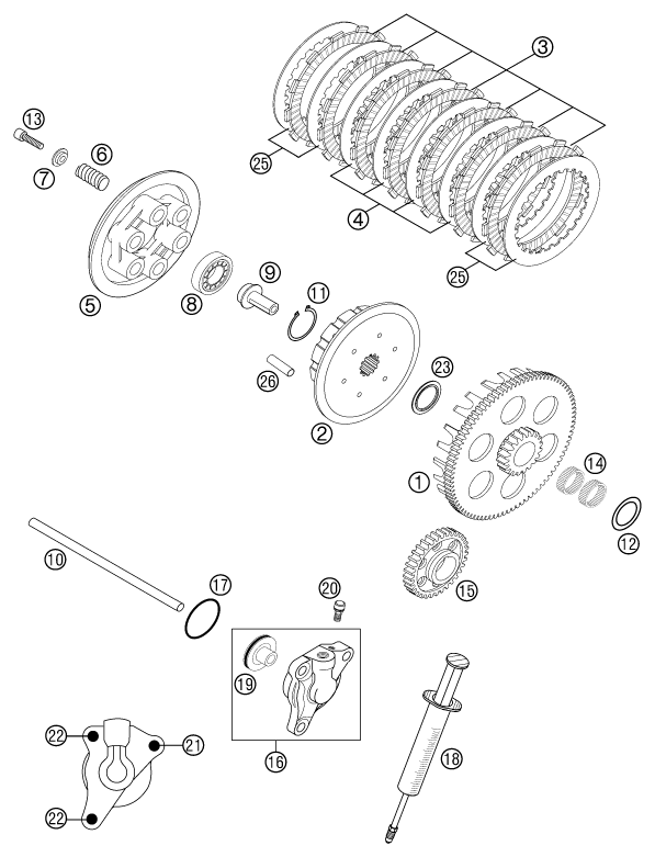 Explosionsgrafik KUPPLUNG