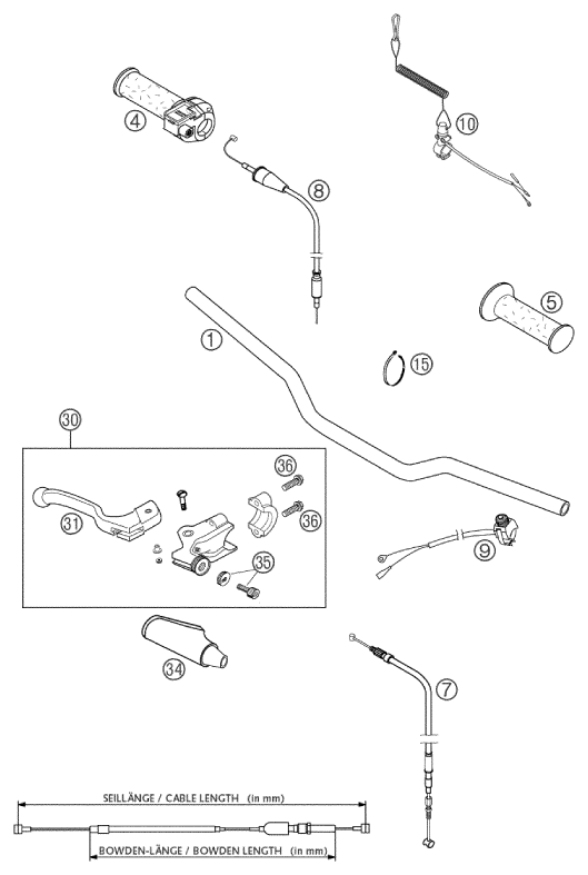 Explosionsgrafik LENKER, ARMATUREN