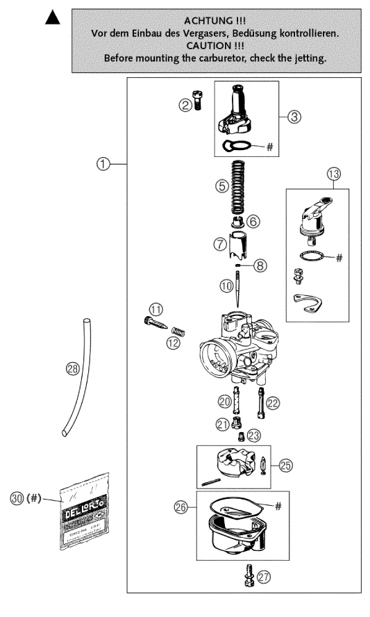 Explosionsgrafik VERGASER