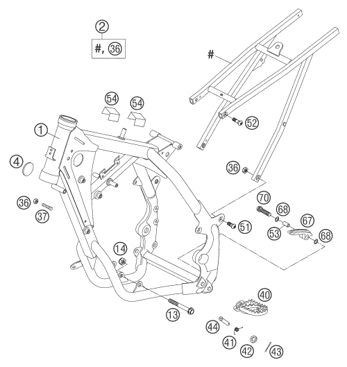 Explosionsgrafik RAHMEN