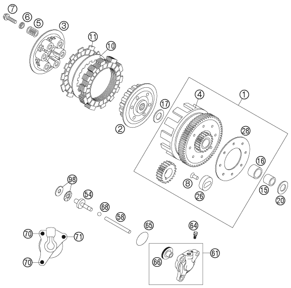Explosionsgrafik KUPPLUNG