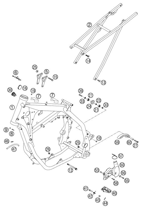 Explosionsgrafik RAHMEN