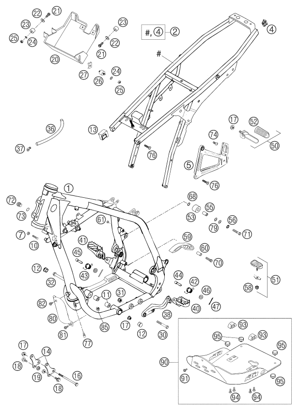Explosionsgrafik RAHMEN