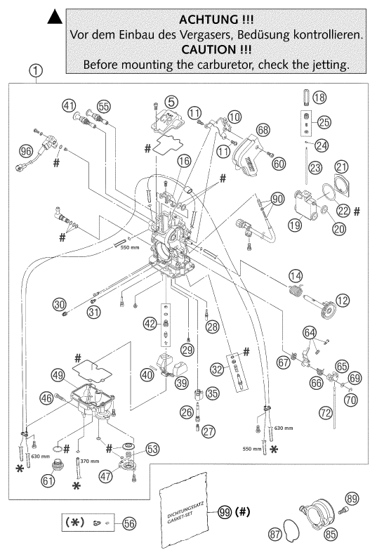 Explosionsgrafik VERGASER