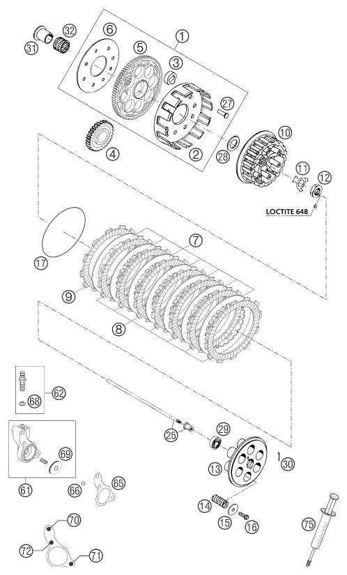 Explosionsgrafik KUPPLUNG