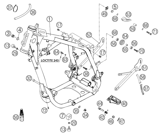 Explosionsgrafik RAHMEN