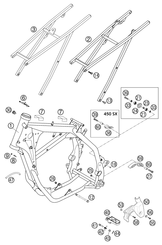 Explosionsgrafik RAHMEN