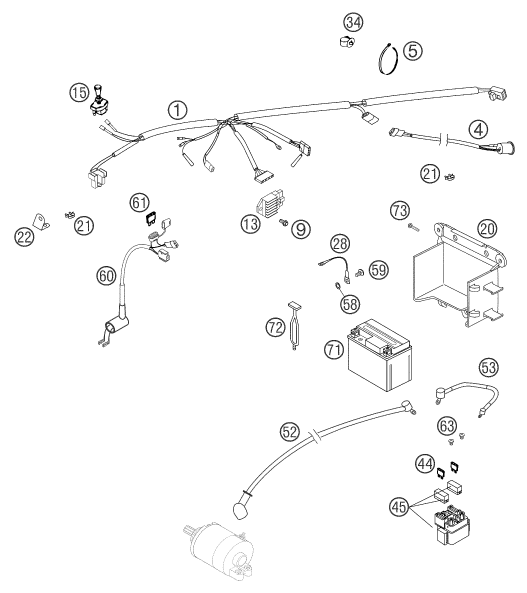 Explosionsgrafik KABELSTRANG