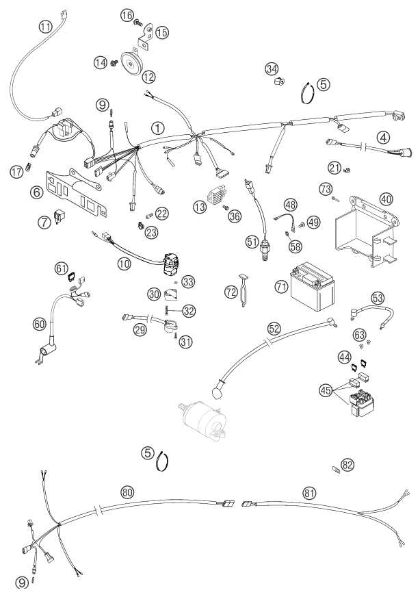 Explosionsgrafik KABELSTRANG