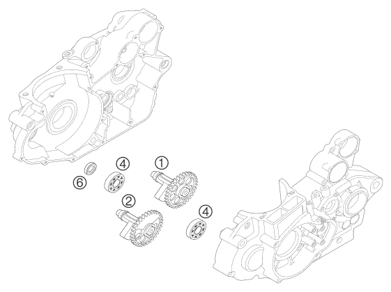 Explosionsgrafik AUSGLEICHSWELLE