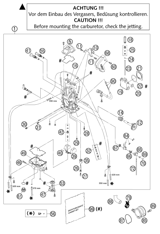 Explosionsgrafik VERGASER