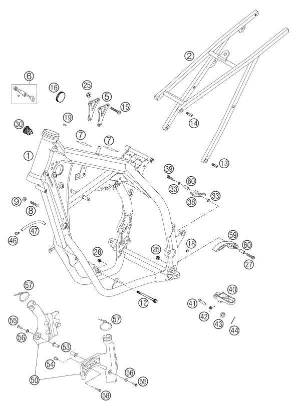 Explosionsgrafik RAHMEN
