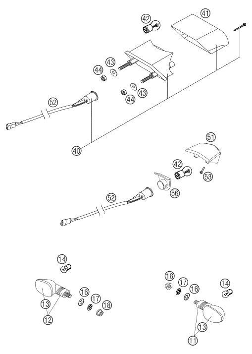 Explosionsgrafik LICHTANLAGE