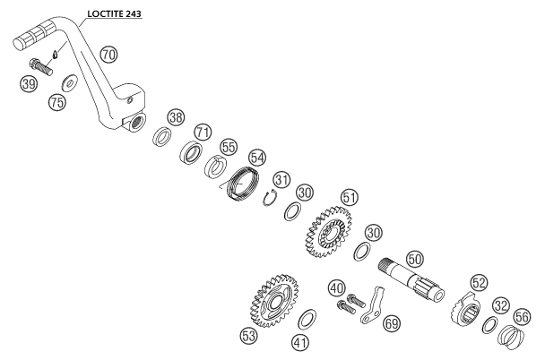 Explosionsgrafik KICKSTARTER