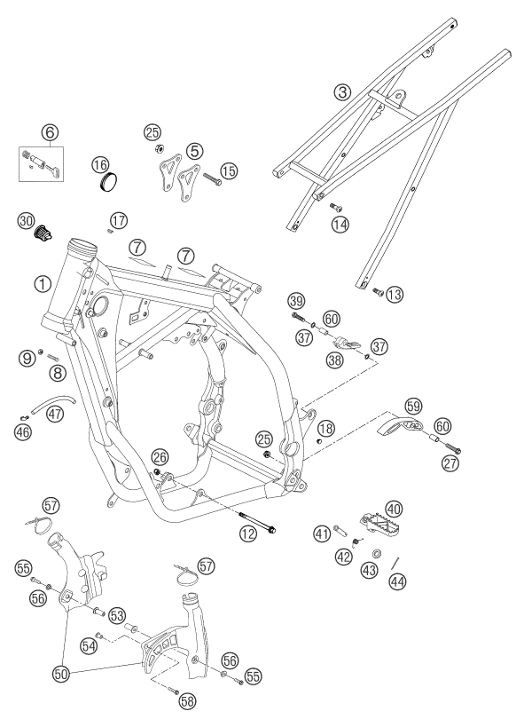 Explosionsgrafik RAHMEN