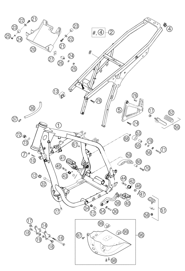 Explosionsgrafik RAHMEN