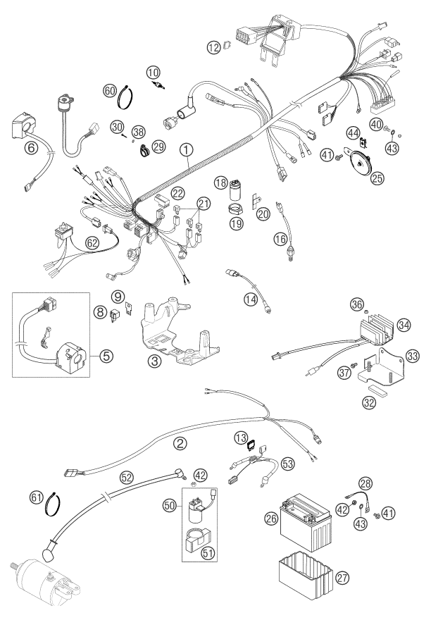 Explosionsgrafik KABELSTRANG