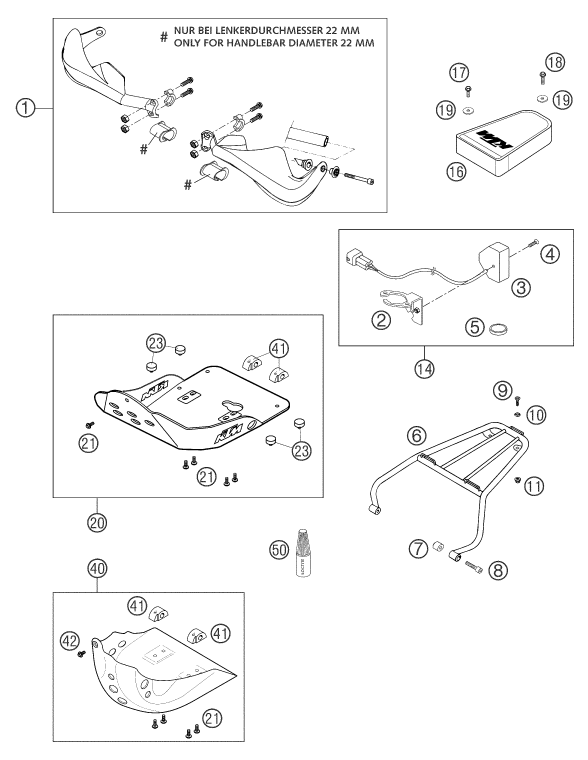 Explosionsgrafik ZUBEHÖR