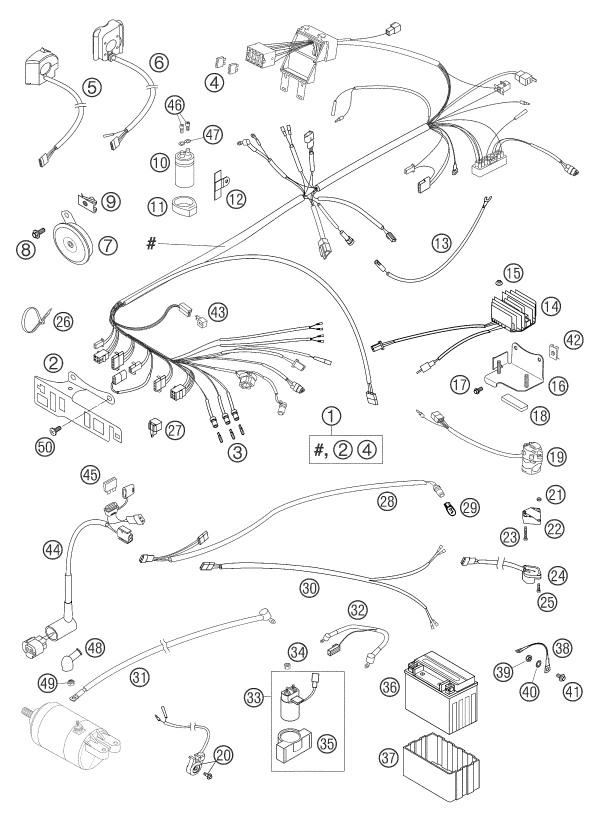 Explosionsgrafik KABELSTRANG