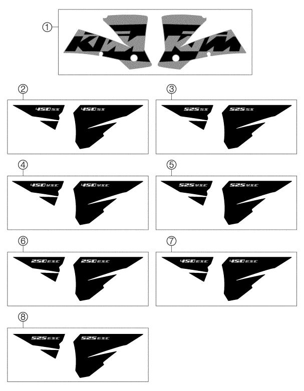 Explosionsgrafik DEKOR