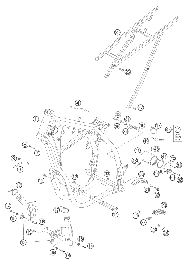 Explosionsgrafik RAHMEN