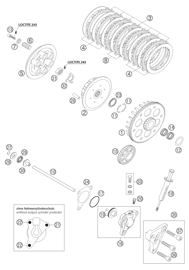 Explosionsgrafik KUPPLUNG
