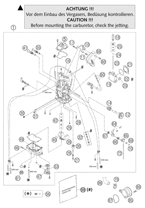 Explosionsgrafik VERGASER