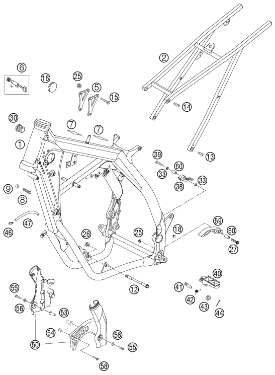 Explosionsgrafik RAHMEN