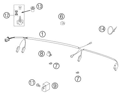 Explosionsgrafik KABELSTRANG