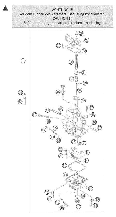 Explosionsgrafik VERGASER
