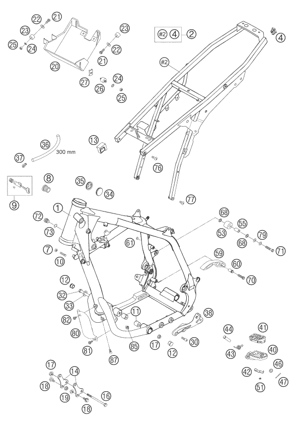 Explosionsgrafik RAHMEN