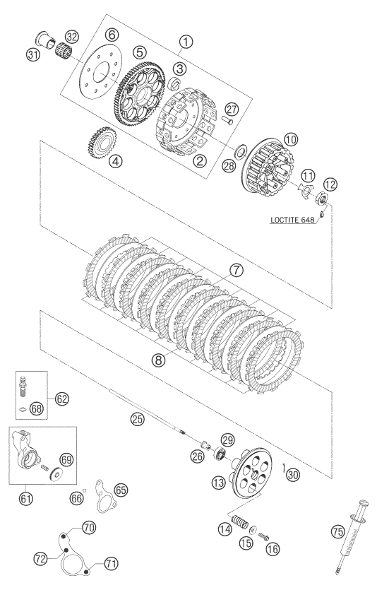 Explosionsgrafik KUPPLUNG
