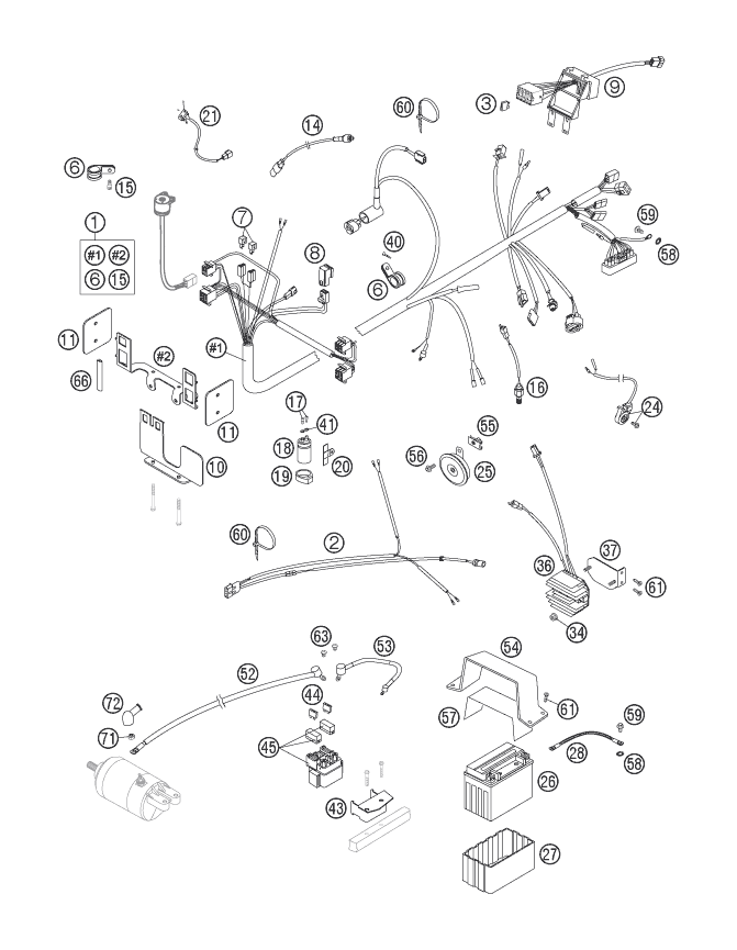 Explosionsgrafik KABELSTRANG