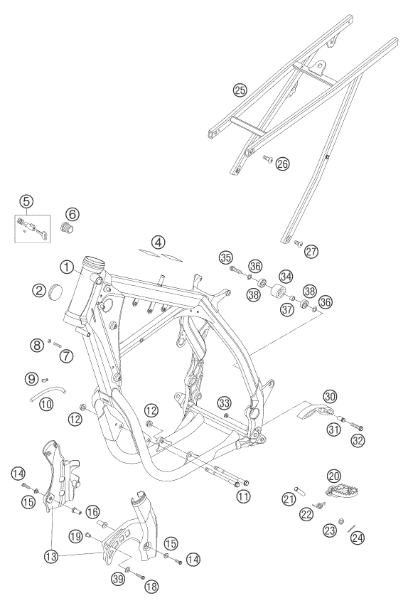 Explosionsgrafik RAHMEN