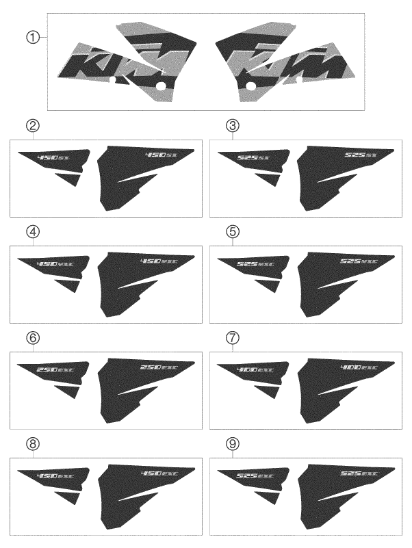 Explosionsgrafik DEKOR