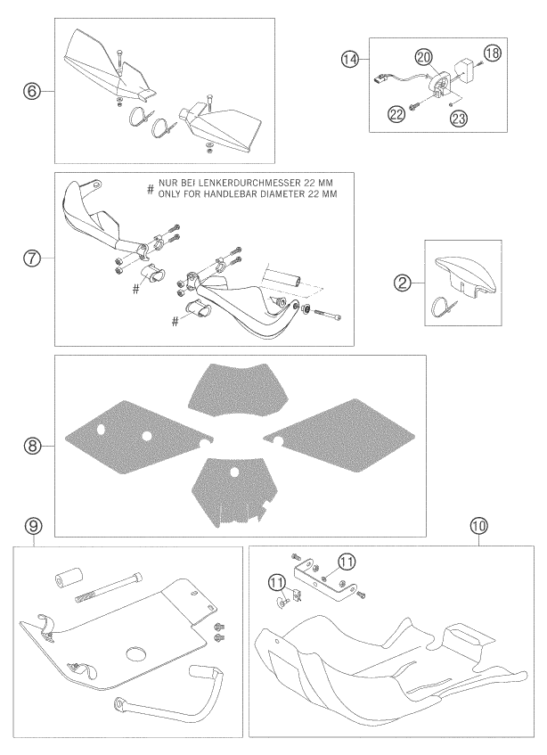 Explosionsgrafik ZUBEHÖR