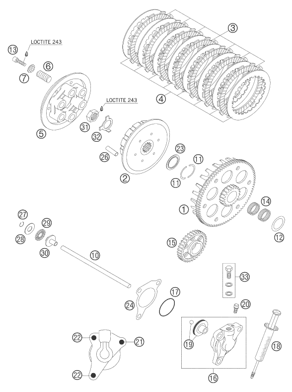 Explosionsgrafik KUPPLUNG