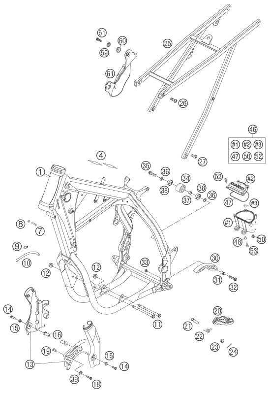Explosionsgrafik RAHMEN