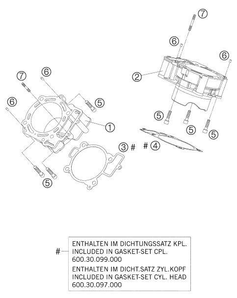 Explosionsgrafik ZYLINDER