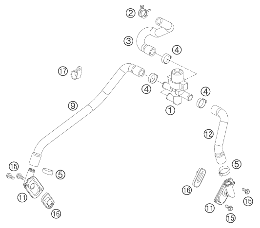 Explosionsgrafik SEKUNDÄRLUFTSYSTEM SLS