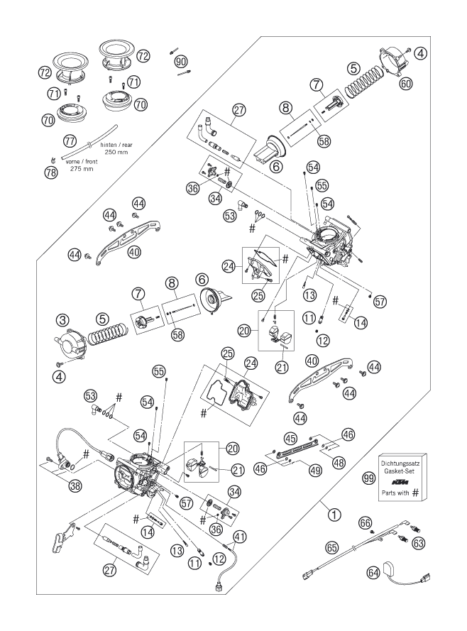 Explosionsgrafik VERGASER