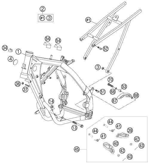Explosionsgrafik RAHMEN