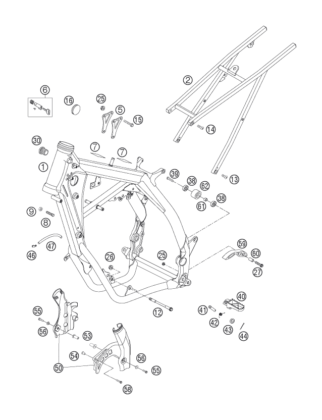 Explosionsgrafik RAHMEN